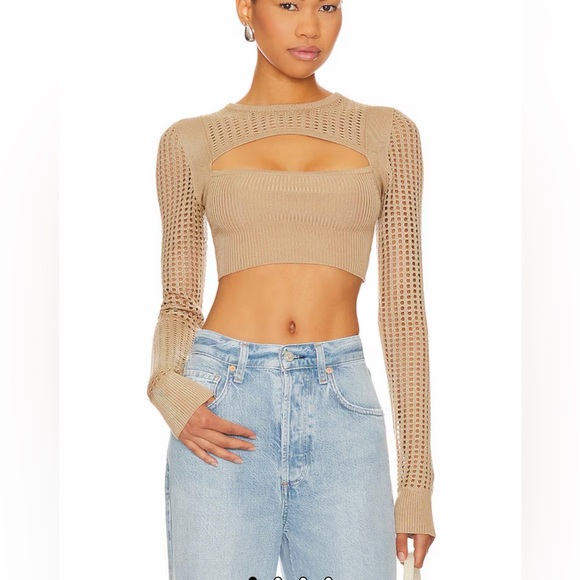 Heyda Top in BeigeCamila Coelho